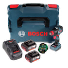 Bosch GDX 18 V-200 C Professional 18 V Li-Ion Akku Drehschlagschrauber Brushless in L-Boxx + 2 x 5,0 Ah Akku + Ladegerät + GCY 30-4 Bluetooth Connectivity Modul ( 0 601 9G4 200 ) - Toolbrothers