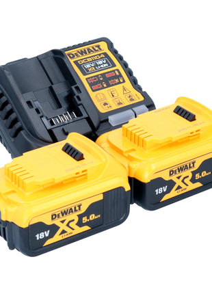 Cloueur à batterie DeWalt DCN 660 P2 18V 32 - 63 mm sans balais + 2x batterie 5,0 Ah + chargeur