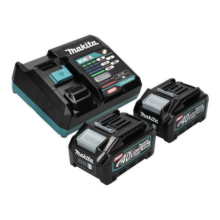 Makita TM 001 GM201 Akku Multifunktionswerkzeug 40 V max. Starlock Max Brushless + 2x Akku 4,0 Ah + Ladegerät + Makpac