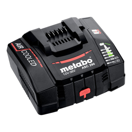 Metabo Basis Set 1x LiHDX Akkupack 18 V 8,0 Ah Akku ( 624975000 ) + ASC 290 Ladegerät ( 627370000 )