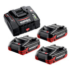 Metabo Basis Set 3x LiHDX Akkupack 18 V 4 0 Ah Akku 3x 624974000 ASC 290 Ladegeraet 627370000  0 - toolbrothers