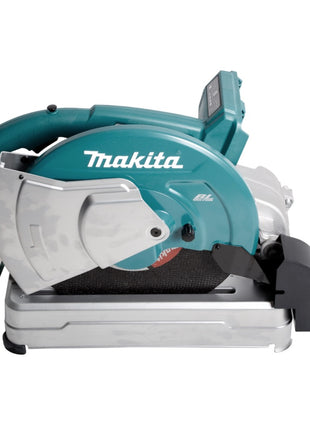 Makita DLW 140 PT Akku Trennschleifmaschine 2 x 18 V 355 mm + 2x 5,0 Ah Akku und Doppelladegerät - Toolbrothers