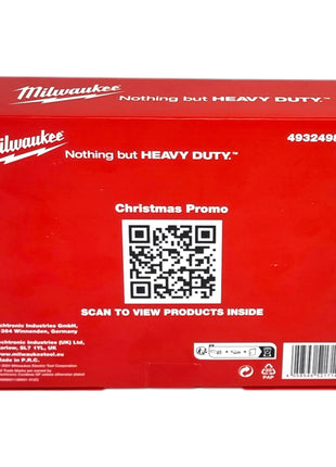 Milwaukee Calendrier d'outils de Noël 2024 6 pcs. + Set d'embouts Shockwave Impact Duty 75 pcs. (4932498302) (4932492008)