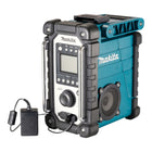 Makita DMR 116 RY radio de obra con batería 14,4 - 18 V AM FM AUX + 2x baterías 1,5 Ah + cargador