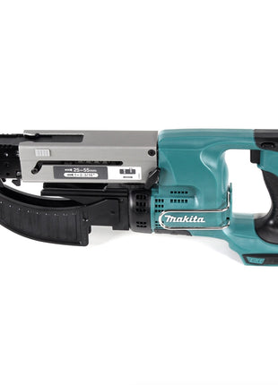 Makita DFR 550 RTJ Akku Magazinschrauber 18 V 25-55mm + 2x Akku 5,0Ah + Ladegerät + 4000x Schraube + Makpac - Toolbrothers