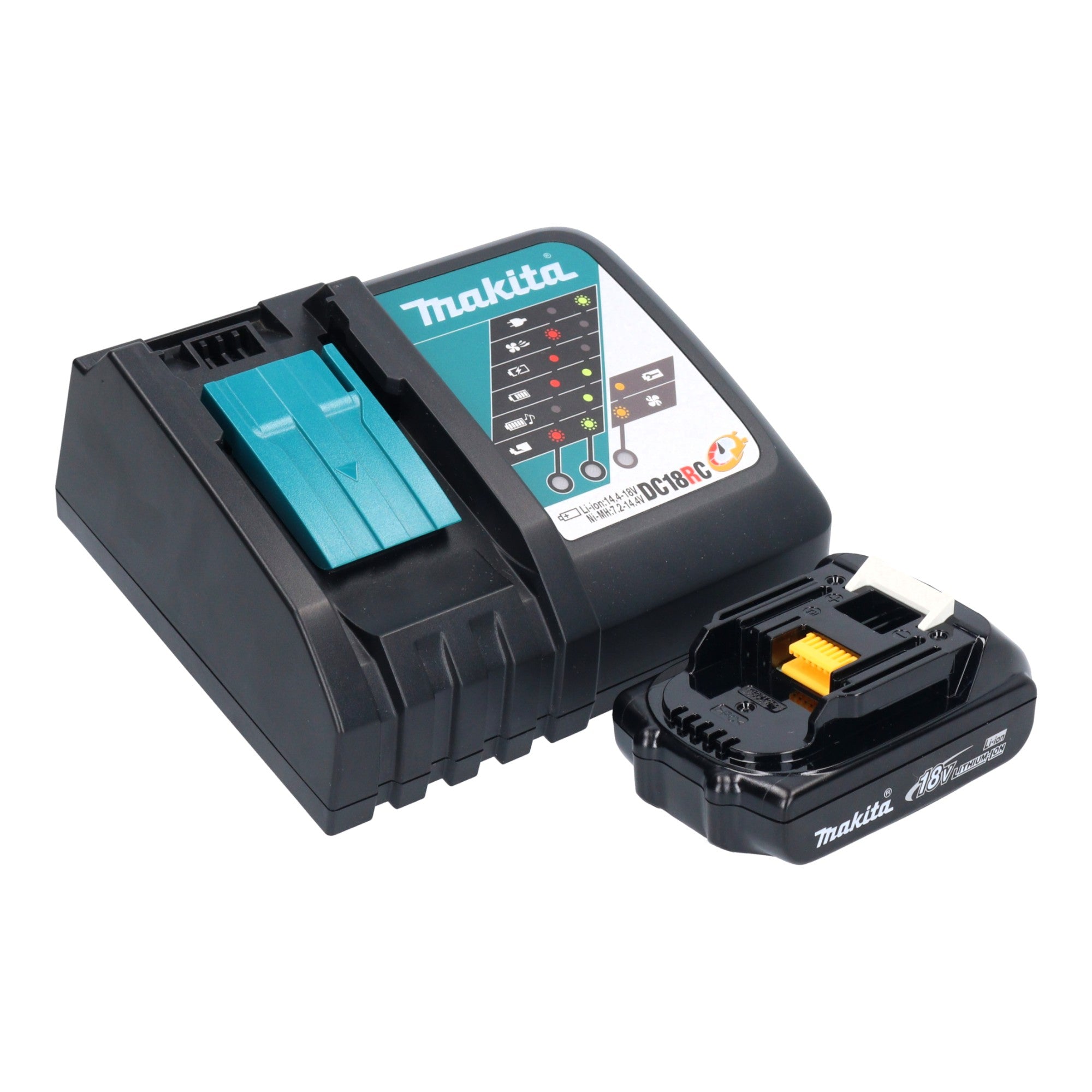 Makita DRT 52 RY1J Akku Kantenfraese 18 V 6 mm Brushless 1x Akku 1 5 Ah Ladegeraet Makpac 3 - toolbrothers