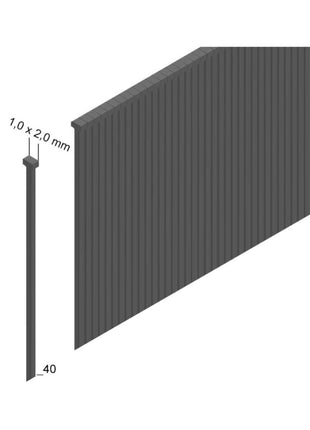 Prebena Druckluftnagler 2P-J/ES 40 COMBI 5 bis 7 Bar - im Transportkoffer + Prebena J 40 CNKHA Stauchkopfnägel Brads 40 mm 5000 Stück - Toolbrothers