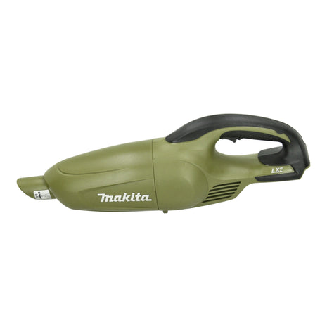 Aspirador de batería Makita DCL 180 SFO 18 V 0,65 l serie Olive Outdoor Adventure + 1x batería 3,0 Ah + cargador