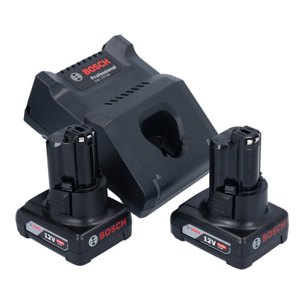 Bosch GSR 12V-30 Professional Akku Bohrschrauber 12 V 30 Nm Brushless + 2x Akku 6,0 Ah + Ladegerät + Koffer
