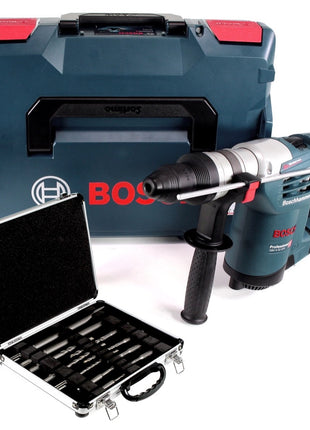 Bosch GBH 4-32 DFR 900 W 4-stufiger Bohrhammer mit SDS Plus Aufnahme in L-Boxx ( 0611332104 ) + 11 tlg. Meißel- und Bohrerset - Toolbrothers