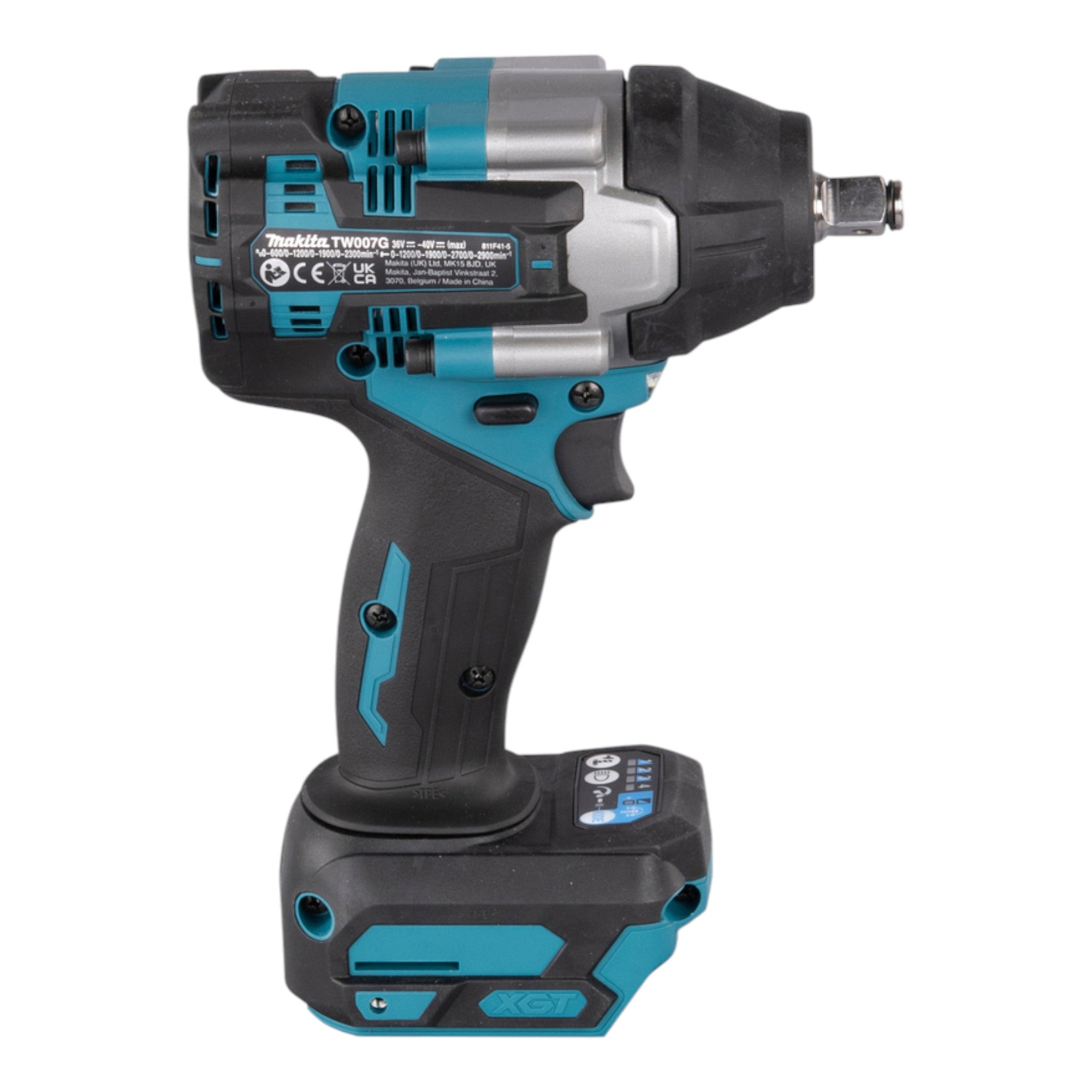 Makita TW 007 GA1 Akku Schlagschrauber 40 V max 760 Nm 1 2 Brushless 1x Akku 2 0 Ah ohne Ladegeraet 4 - toolbrothers