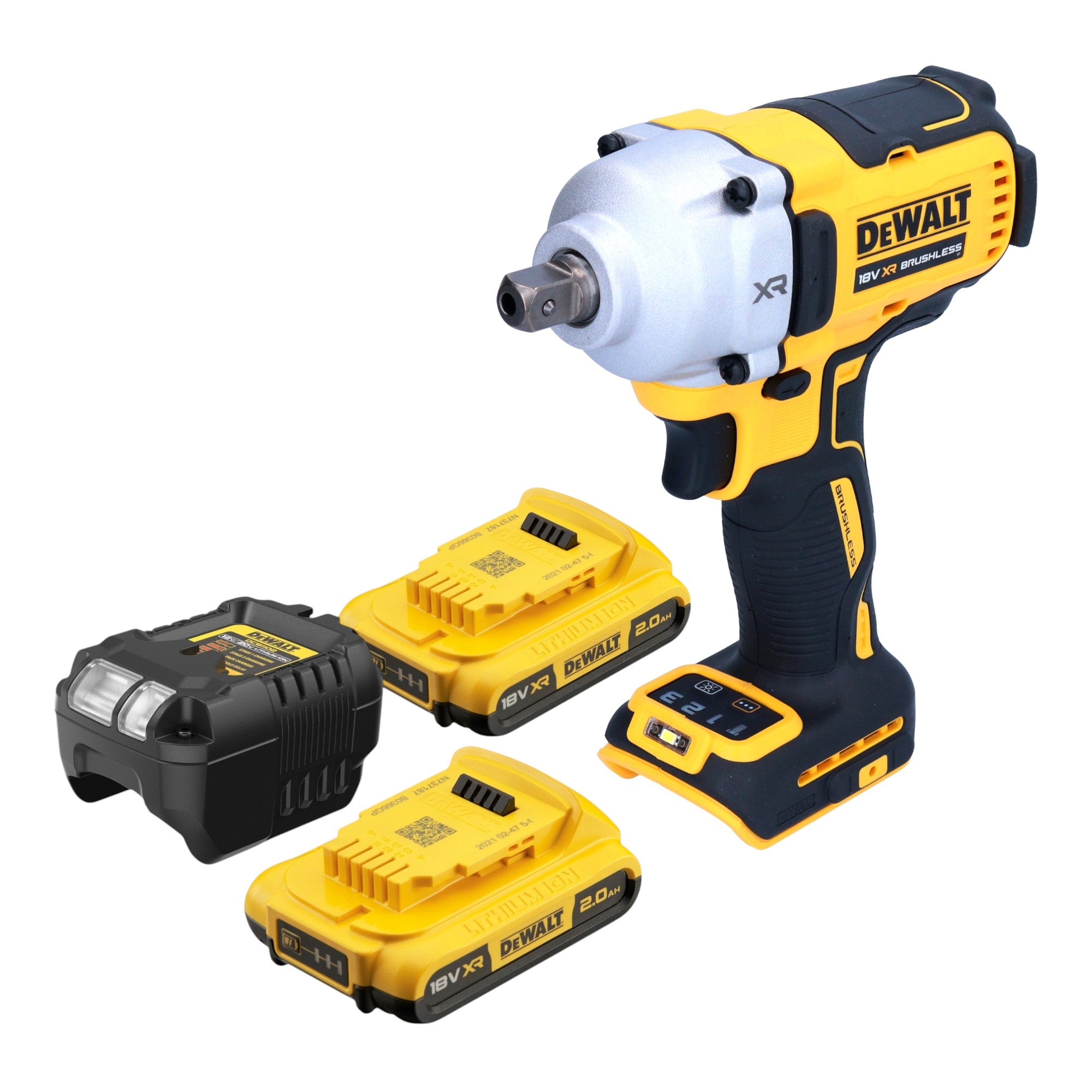 DeWalt DCF 892 D2 Akku Schlagschrauber 18 V 812 Nm 1 2 Brushless 2x Akku 2 0 Ah Ladegeraet 0 - toolbrothers