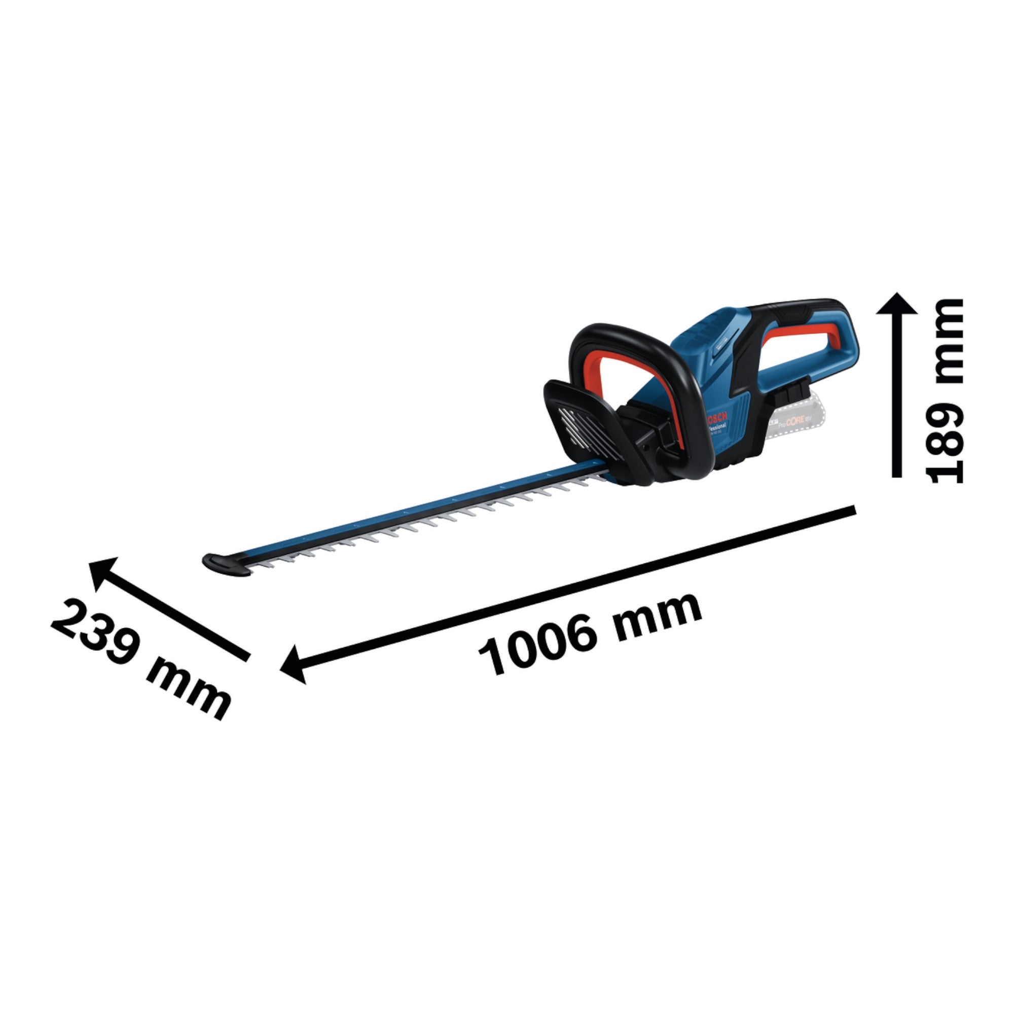 Bosch GHE 18V 50 Professional Akku Heckenschere 18 V 50 cm Brushless 1x ProCORE Akku 5 5 Ah ohne Ladegeraet 3 - toolbrothers
