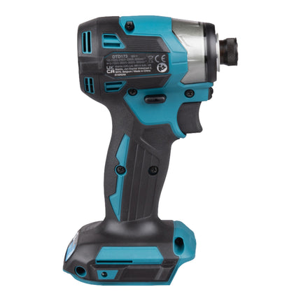 Makita DTD 173 A1 Akku Schlagschrauber 18 V 180 Nm 1 4 Brushless 1x Akku 2 0 Ah ohne Ladegeraet 4 - toolbrothers