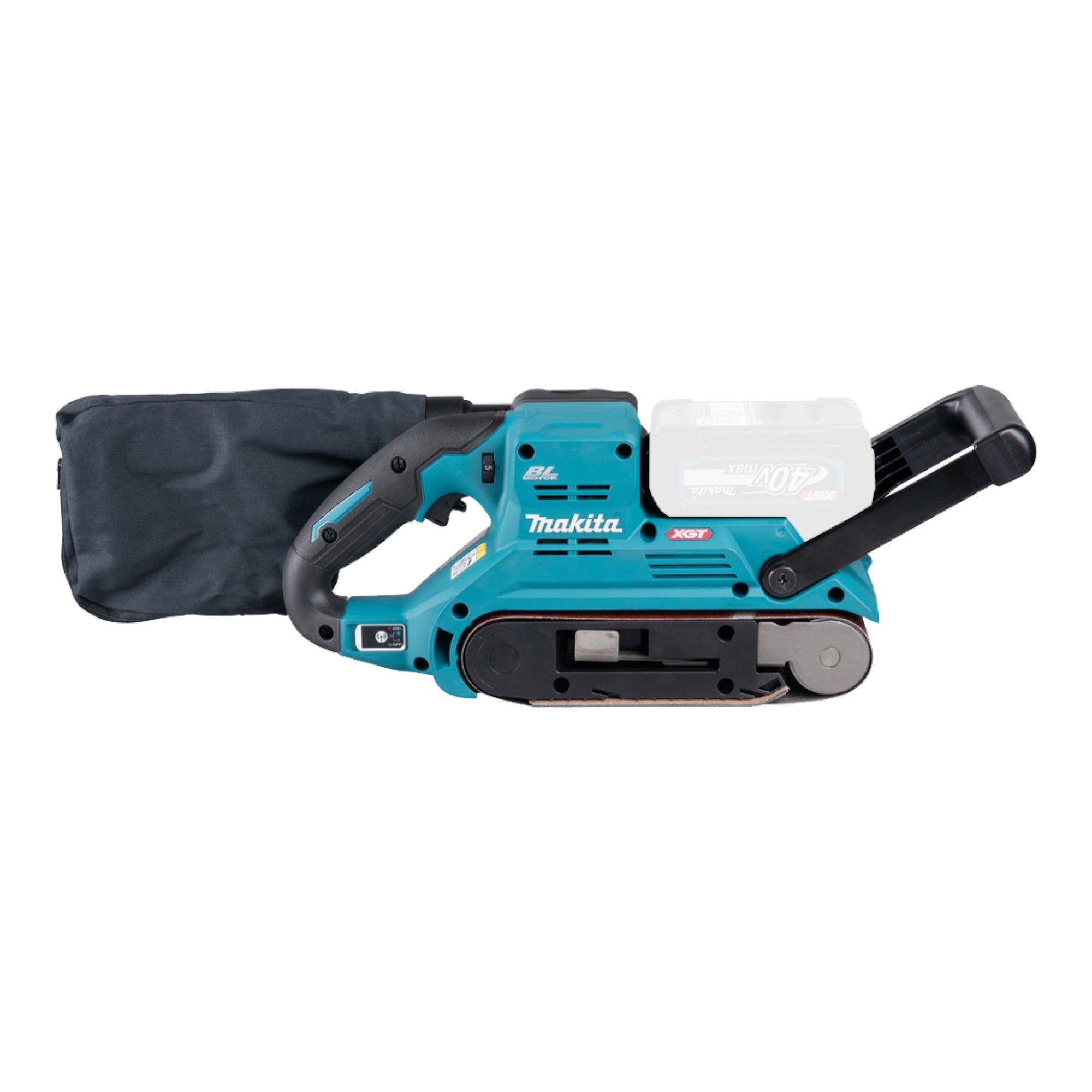 Makita BS 001 GD201 Akku Bandschleifer 40 V max 76 x 533 mm Brushless 2x Akku 2 5 Ah Ladegeraet 4 - toolbrothers