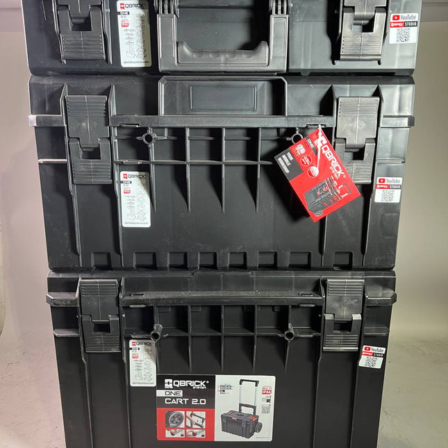 Qbrick System ONE 2.0 Technik Set Nr.1 Werkzeugwagen Set+ONE 200 - Beschädigt