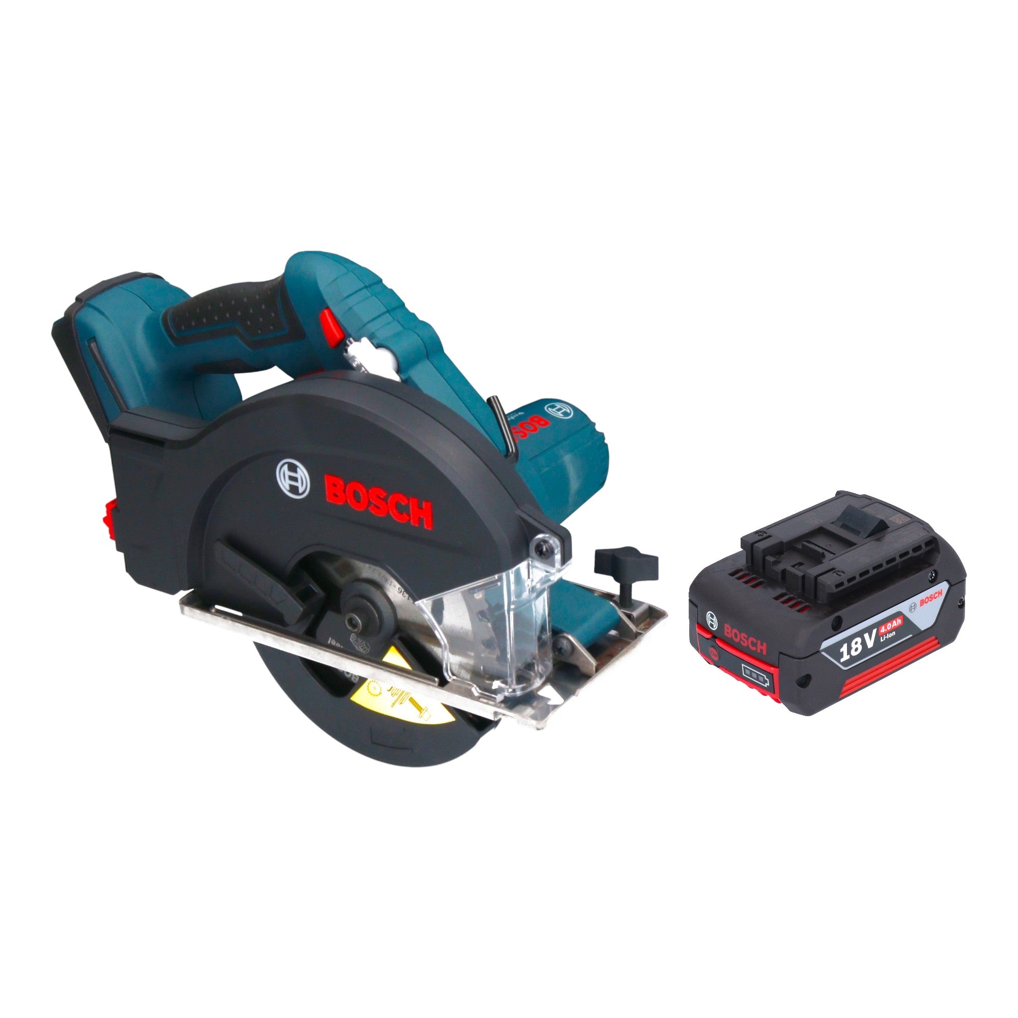 Bosch GKM 18V 50 Professional Akku Metall Handkreissaege 18 V 136 mm Brushless 1x Akku 4 0 Ah ohne Ladegeraet 0 - toolbrothers