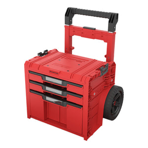 Toolbrothers RHINO L Drawer 3 Cart Plus ULTRA - Mobiler Schubladen Werkzeugkoffer 2x 4,5 l 12 l mit Doppelteleskopgriff