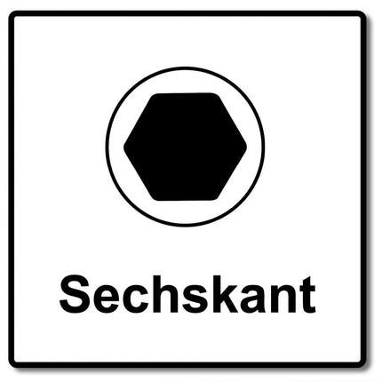 HECO MULTI-MONTI-plus SS Betonschraube 10 x 80 mm 25 Stk. SW 13 Sechskantkopf verzinkt A2K ( 48403 ) - Toolbrothers