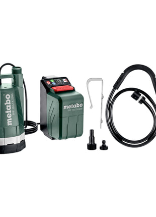 Metabo TPF 18 LTX 2200 Akku Tauch und Regenfasspumpe 18 V 2200 l h 2x Akku 4 0 Ah Ladegeraet 1 - toolbrothers