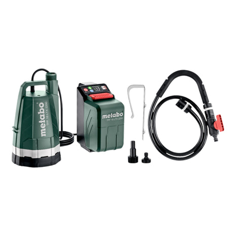 Metabo TPF 18 LTX 2200 Akku Tauch und Regenfasspumpe 18 V 2200 l h 1x LiHD Akku 10 0 Ah Ladegeraet 1 - toolbrothers