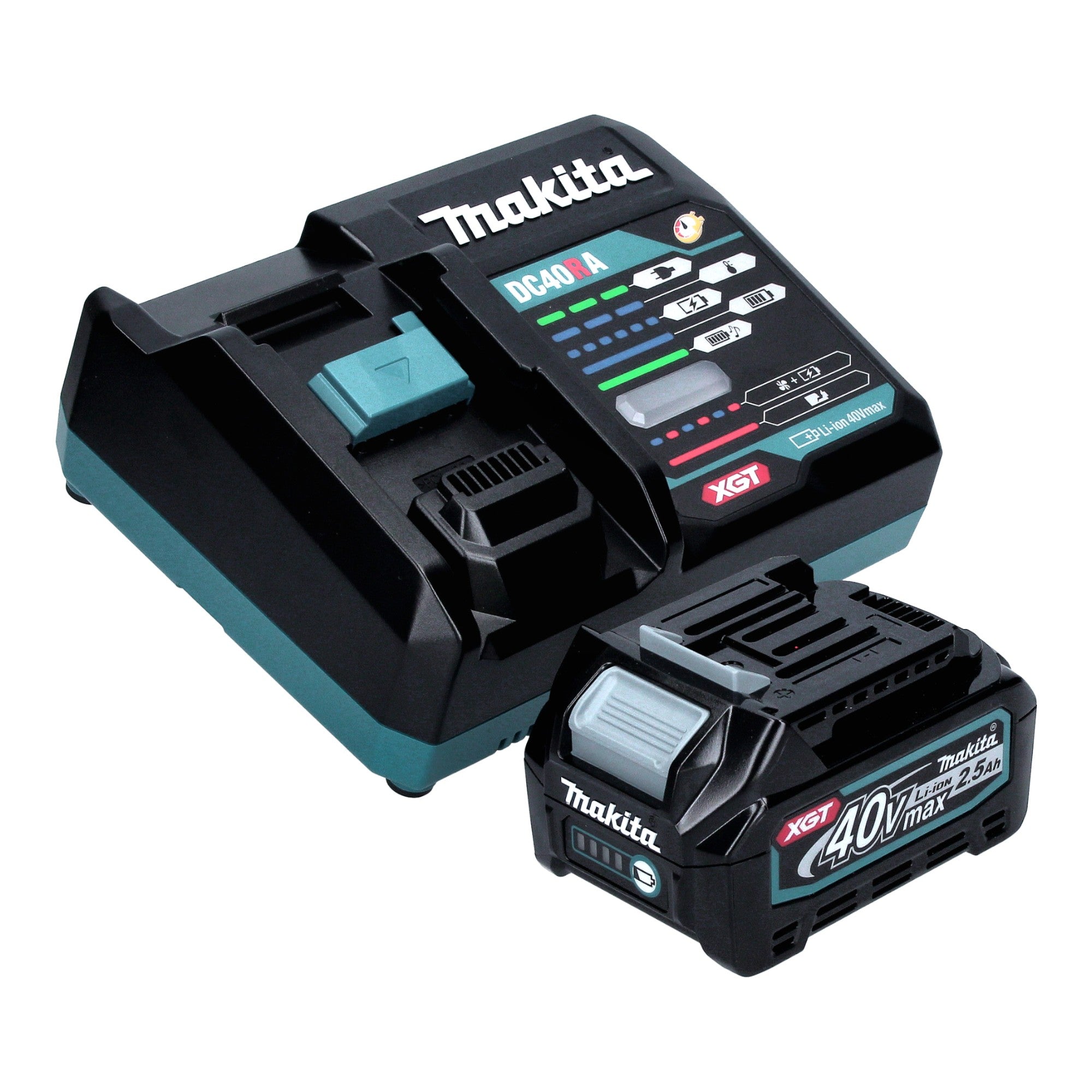 Makita MR 007 GD101 Akku Baustellenradio 12 40 V max Bluetooth DAB USB 1x Akku 2 5 Ah Ladegeraet 2 - toolbrothers