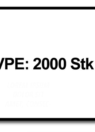 SPAX Universalschraube 3,5 x 40 mm 2000 Stk. TORX T-STAR plus T15 WIROX Senkkopf Teilgewinde 4Cut-Spitze - Toolbrothers