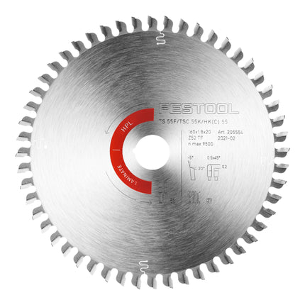 Festool KSB SORT 2 W L 160x1 8 Kreissaegeblatt Set 160 x 1 8 mm 578562 fuer TS 55 F TSC 55 K HK 55 HKC 55 3 - toolbrothers