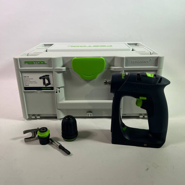 Festool CXS 18 Basic Akku Bohrschrauber 18 V 40 Nm Brushless 576882 Systainer Neuwertig 0 - toolbrothers