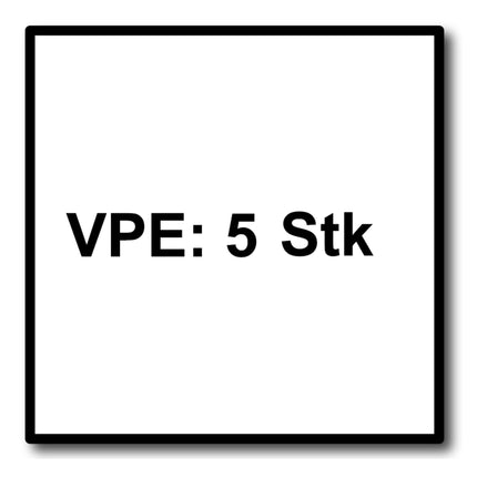 Festool S 105/2,8/5 Stichsägeblatt WOOD STRAIGHT CUT 5 Stück ( 204262 ) für PS 300, PSB 300, PS 400, PSC 400, PSBC 400, PSB 400, PS 420, PSB 420, PSC 420, PSBC 420