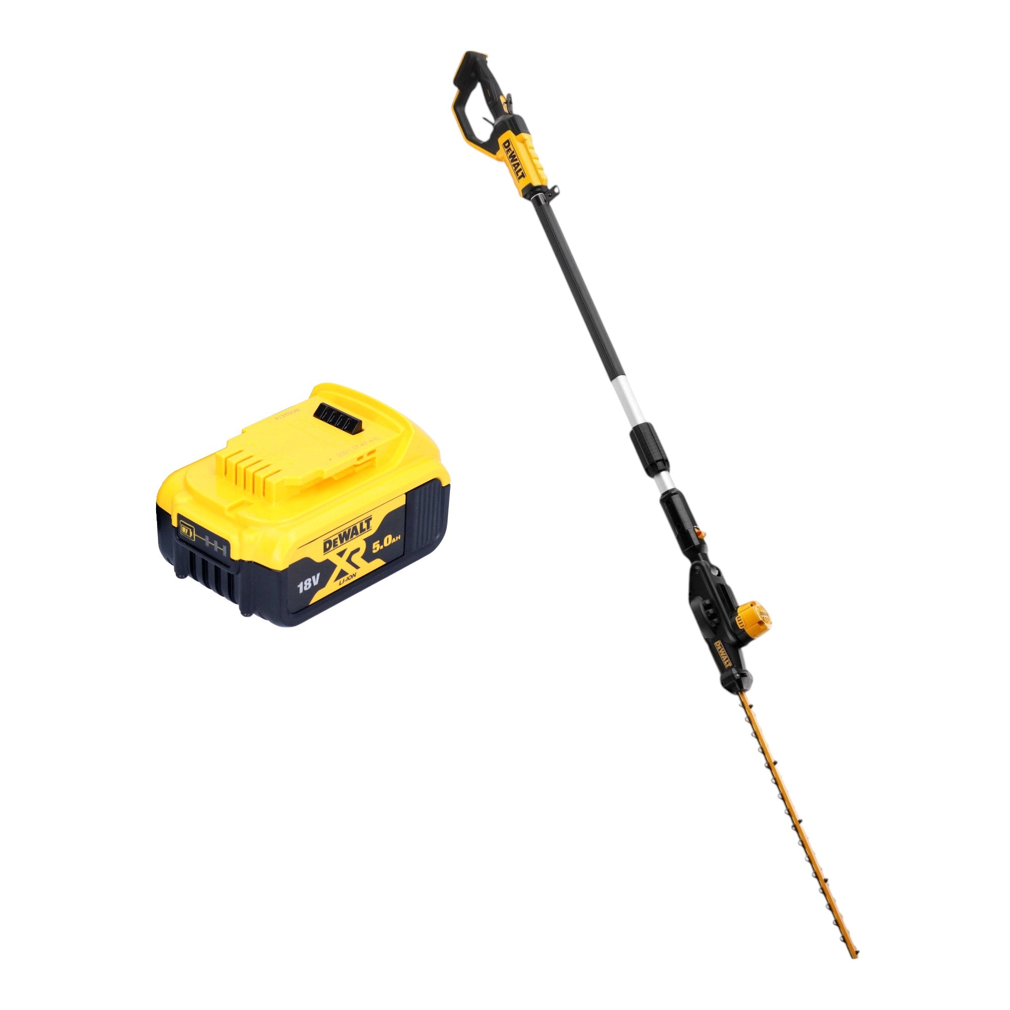 DeWalt DCMPH 566 N Akku Stabheckenschere 18 V 55 cm 1x Akku 5 0 Ah ohne Ladegeraet 0 - toolbrothers