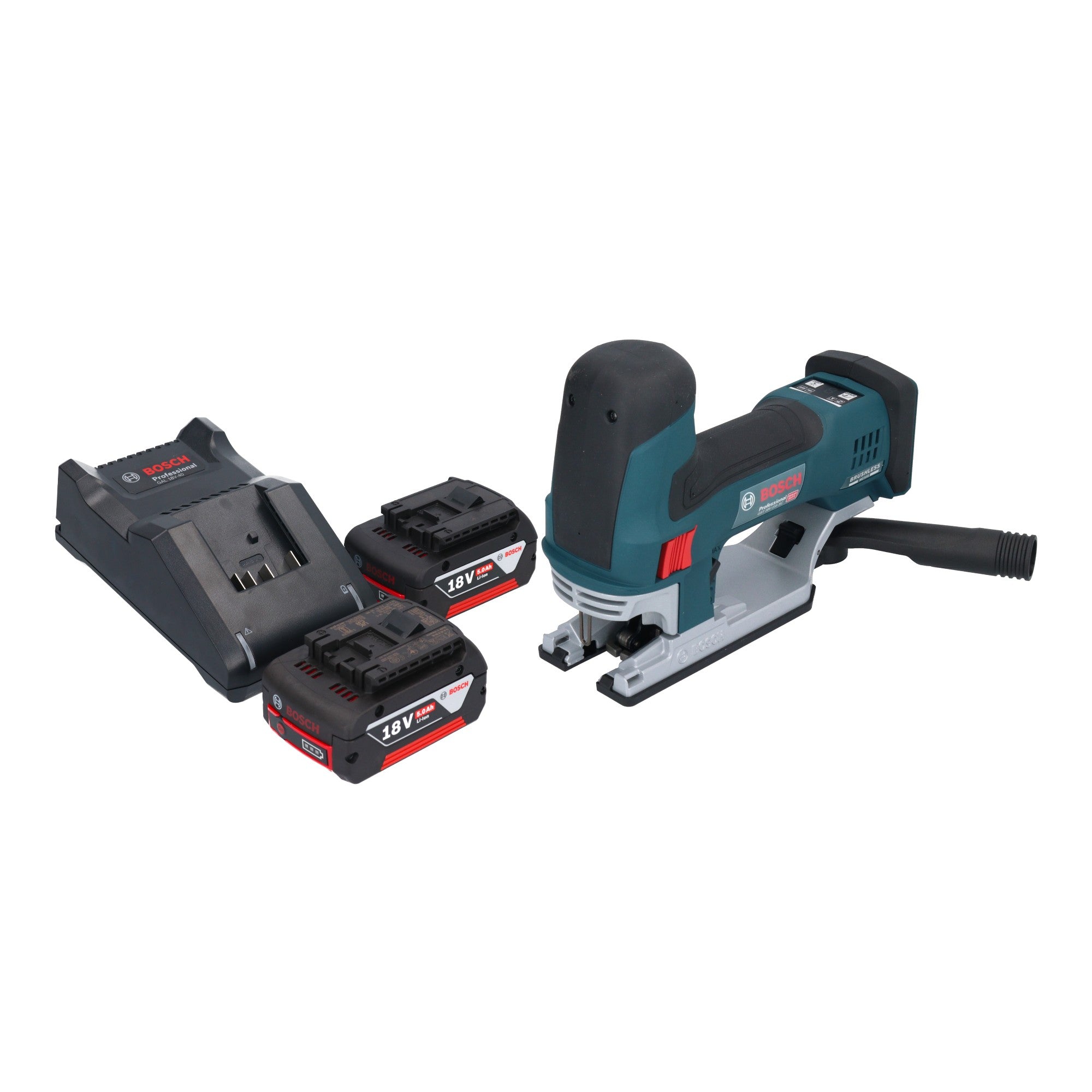 Bosch GST 18V 155 SC Professional Akku Stichsaege 18 V 155 mm Brushless 2x Akku 5 0 Ah Ladegeraet 0 - toolbrothers