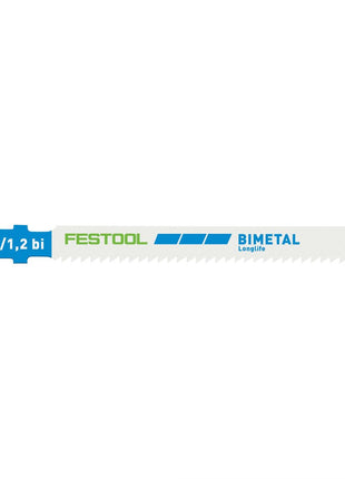 Festool HS 75/1,2 BI/20 Metal Steel / Stainless Steel Stichsägeblatt 75 mm 20 Stk. ( 204271 ) gewellte Grundform aus  BI-Metall - Toolbrothers