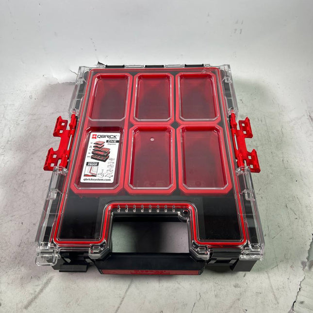 Qbrick System ONE Organizer M Plus stapelbar 364 x 264 x 106 mm 4 l IP66 mit 5 Inlays Beschaedigt 1 - toolbrothers
