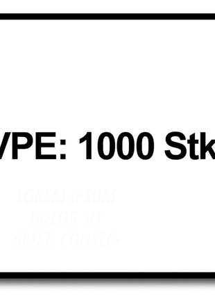 SPAX Universalschraube 5,0 x 50 mm 1000 Stk. TORX T-STAR plus T20 WIROX Senkkopf Teilgewinde 4Cut-Spitze - Toolbrothers