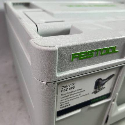 Festool CARVEX PSC 420 EB Basic Akku Pendelstichsaege 18 V 120 mm 576521 Brushless systainer Beschaedigt 4 - toolbrothers