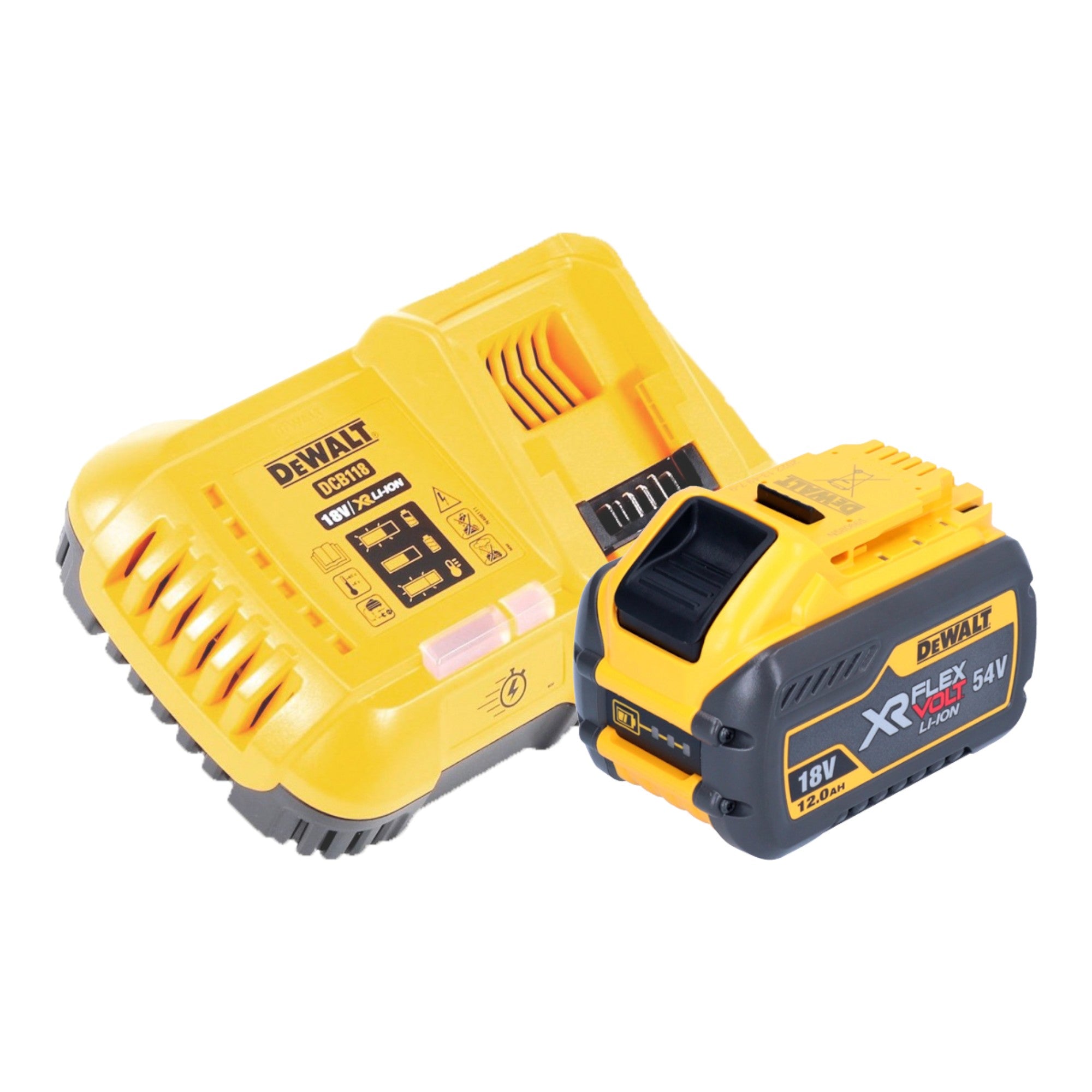 DeWalt DCS 573 Y1T Akku Handkreissaege 18 V 190 x 30 mm Brushless 1x Akku 12 0 Ah Ladegeraet TSTAK 2 - toolbrothers