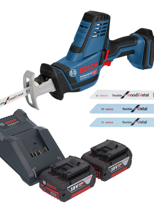 Bosch GSA 18V LI C Professional Akku Reciprosaege Saebelsaege 18 V 2x Akku 4 0 Ah Ladegeraet 0 - toolbrothers