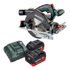 Metabo KS 18 LTX 57 Akku Handkreissaege 18 V 165 mm 2x LiHD Akku 5 5 Ah Ladegeraet 0 - toolbrothers