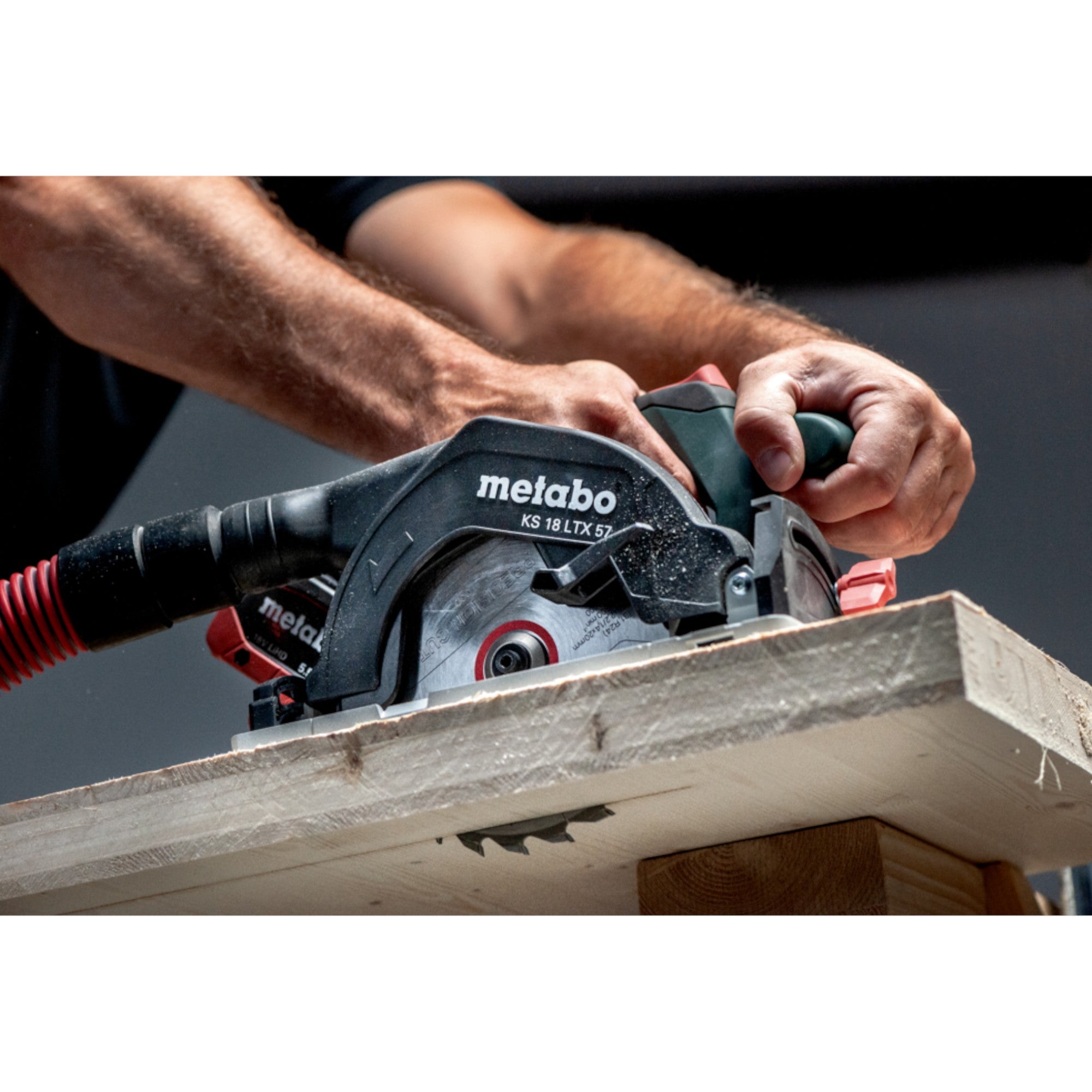 Metabo KS 18 LTX 57 Akku Handkreissaege 18 V 165 mm 1x LiHD Akku 10 0 Ah ohne Ladegeraet 4 - toolbrothers