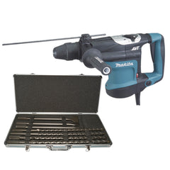 Makita HR 3541 FCX Kombihammer 850 Watt SDS Max 5 7 J 7 tlg Bohrer und Meissel Set Koffer 0 - toolbrothers