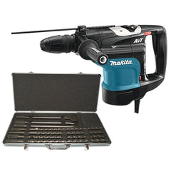 Makita HR 4510 C Kombihammer 1350 Watt SDS Max 9 4 J 7 tlg Bohrer und Meissel Set Koffer 0 - toolbrothers