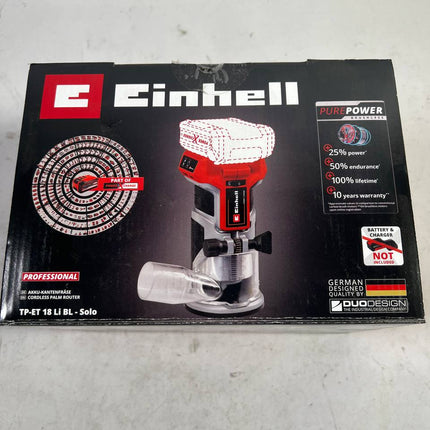 Einhell TP ET 18 Li Akku Kantenfraese 18 V 6 8 mm Brushless 4350412 Solo Unvollstaendig 1 - toolbrothers