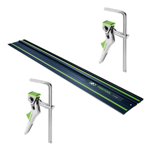Festool FS 1400/2 BL Führungsschiene 1400 mm Blau ( 578246 ) 100Y Jubiläums Edition + 2x FS-HZ 160 Hebelzwinge ( 2x 491594 )