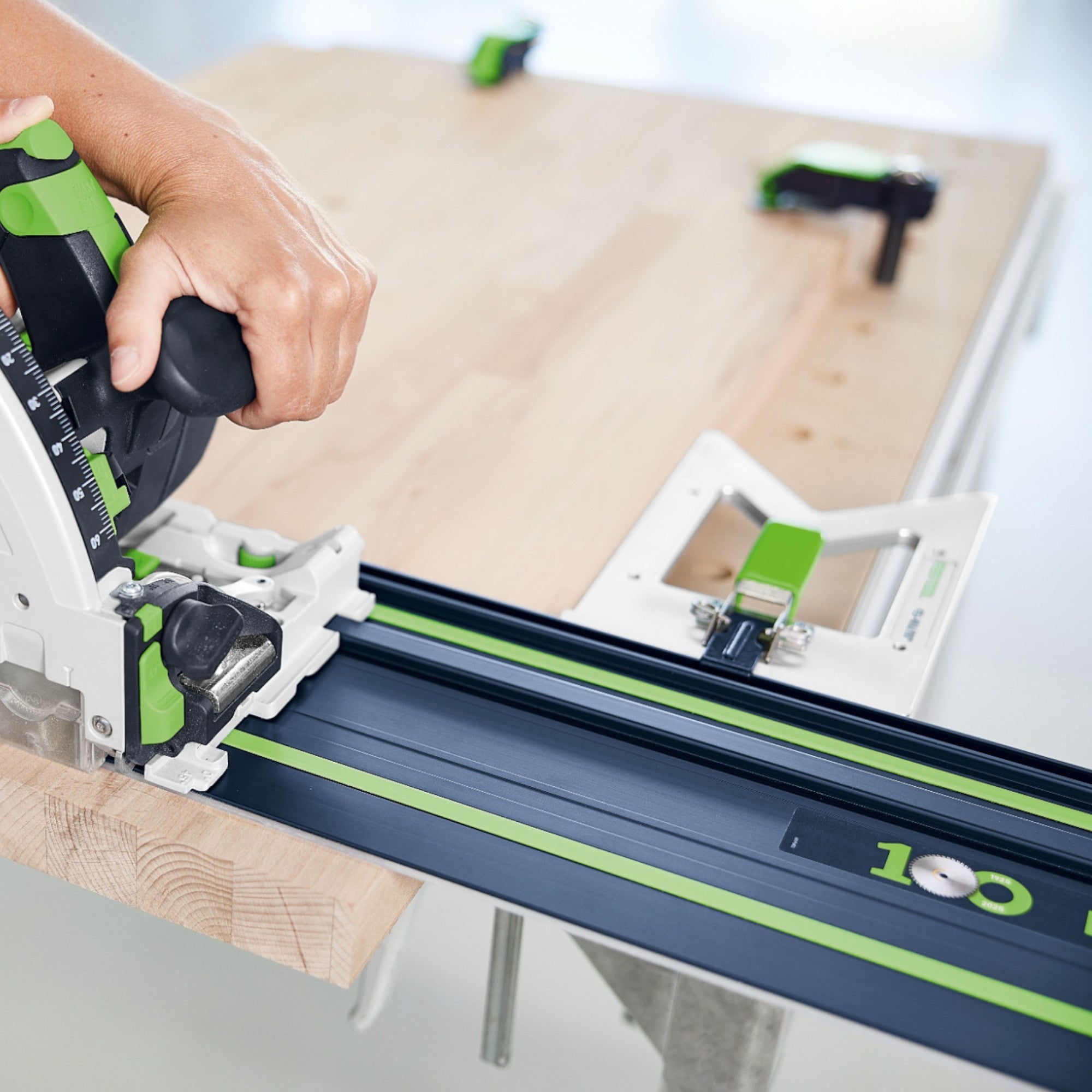 Festool FS 1400 2 BL Fuehrungsschiene 1400 mm Blau 578246 100Y Jubilaeums Edition FSV 2 Verbindungsstueck 577039  3 - toolbrothers