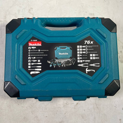 Makita Handwerkzeug Set 76 tlg Chrom Vanadium Stahl E 10899 Bit Zange Hammer Ratsche Schraubendreher Unvollstaendig 2 - toolbrothers