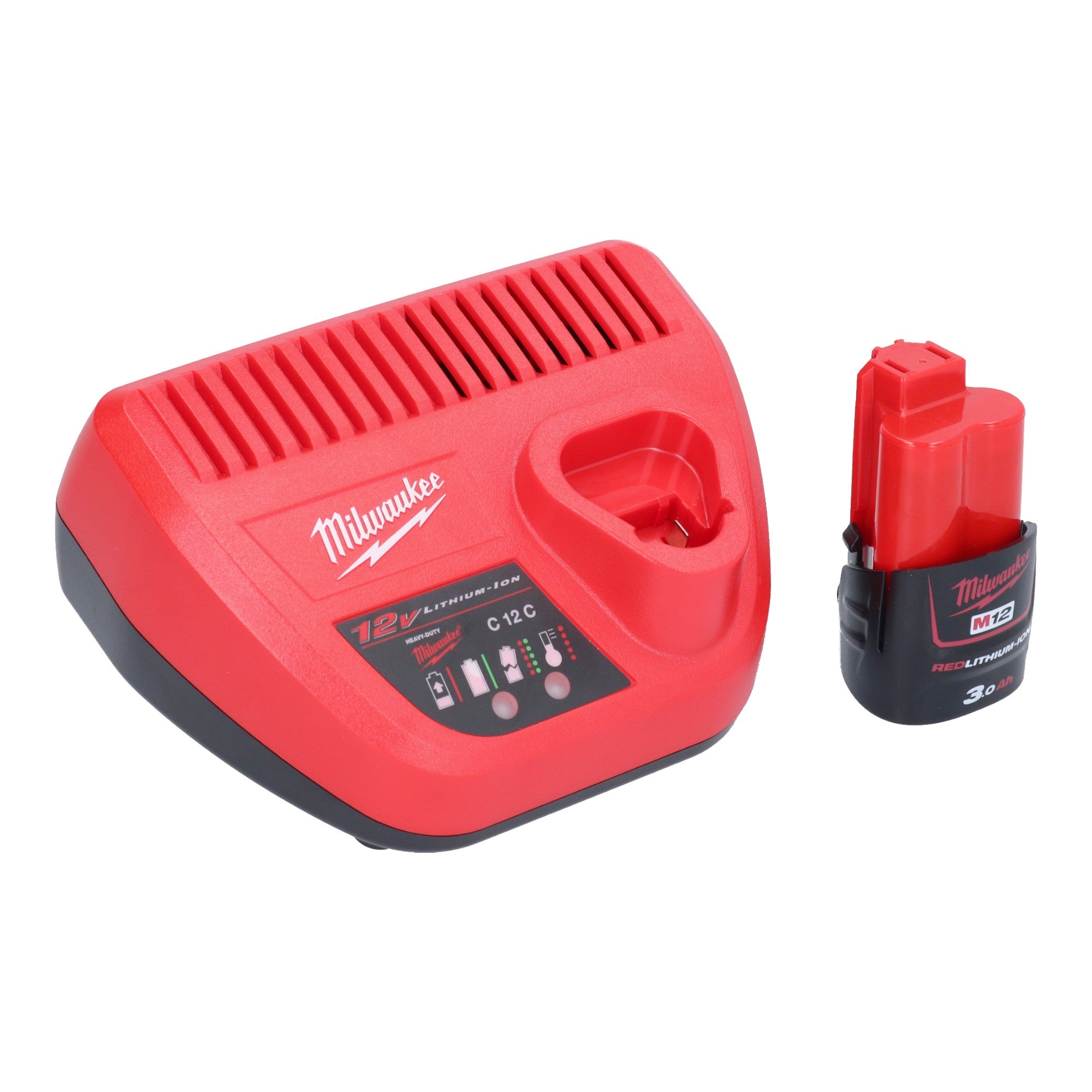 Milwaukee M12 FHS 301 Akku Astsaege 12 V 15 cm Brushless 1x Akku 3 0 Ah Ladegeraet 2 - toolbrothers