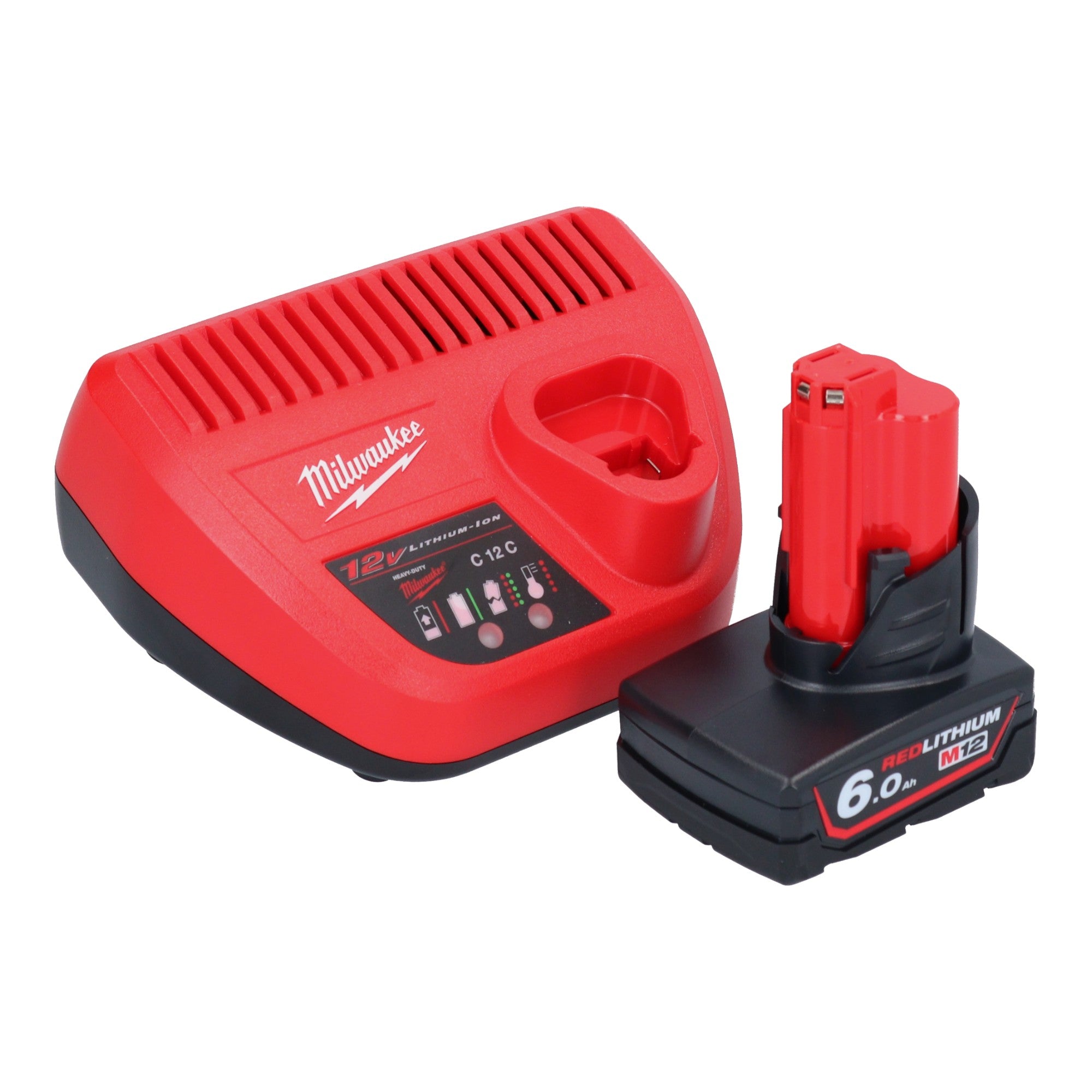 Milwaukee M12 FHS 601 Akku Astsaege 12 V 15 cm Brushless 1x Akku 6 0 Ah Ladegeraet 2 - toolbrothers