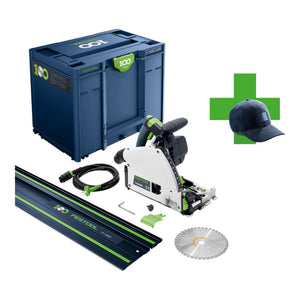 Festool TS 60 KEBQ-Plus-FS 100Y Limited Edition Tauchsäge 1500 W 168 mm ( 578221 ) + Führungsschiene 1400 mm + Systainer