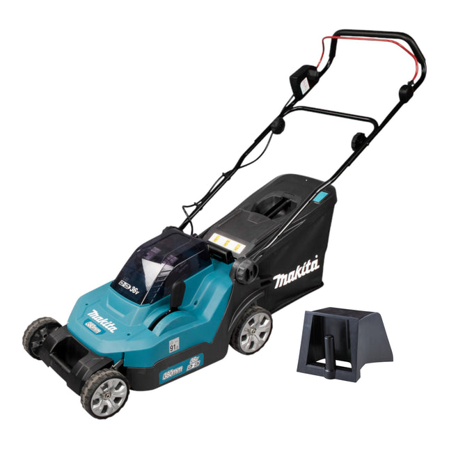Makita DLM 382 Z Akku Rasenmaeher 36 V 2x 18 V 38 cm 40 l Mulchkeil ohne Akku ohne Ladegeraet 0 - toolbrothers